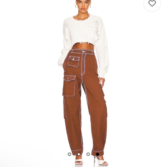EB Denim Pants & Jumpsuits Eb Denim Cargo Pants In Rust Poshmark
